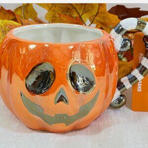 Trick Or Treat Opalescent Finish Halloween Jack O Lantern Large Mug New Unique